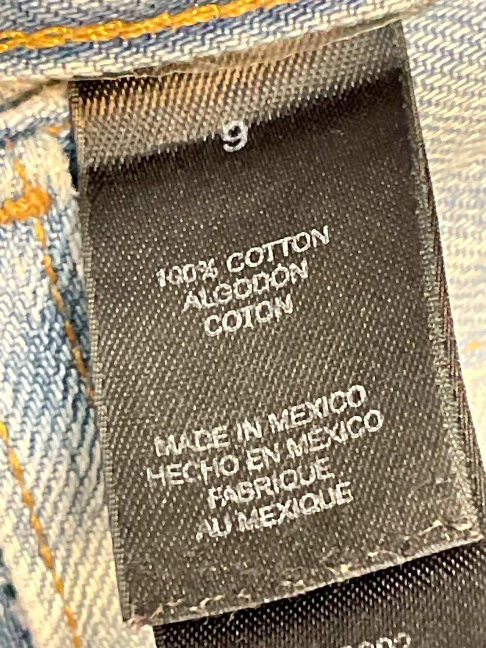 DKNY Jeans Vintage Y2K Light Wash Bootcut Denim Jeans Size 9 - Picture 5 of 10